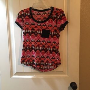 Aztec print shirt